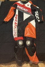 tuta moto pelle intera