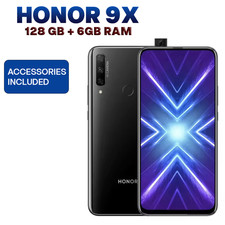 Smartphone Huawei Honor 9X 128 GB + 6 GB di RAM sbloccato DUAL SIM 4G NERO Android