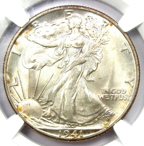 1941 walking liberty mezzo - walking,