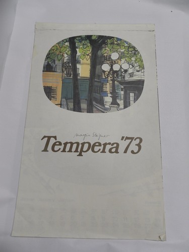 Grande calendario vintage 1973
