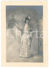 1920 ca ITALIA - TEATRO Attrice in costume da geisha - Foto BETTINI LIVORNO (1)