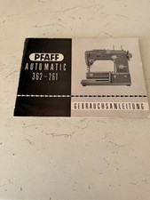 Manuale uso Pfaff Automatic