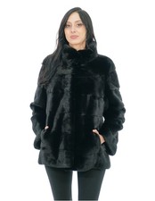 Mink Fur Pistagna Coat 70cm 50