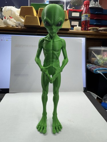 Modellino alieno verde - , 10"