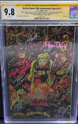 Harley quinn 30th virgin cgc - harley,