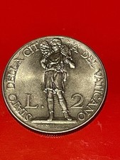 VATICAN 2 Lire Coin 1939 POPE