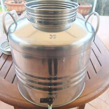 Contenitore per olio in acciaio inox 18/10 capacità 30 litri