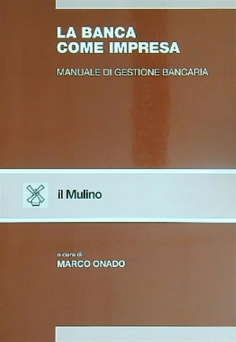 Banca come impresa - impresa., manuale