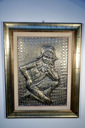 Arlecchino quadro scultura - quadro,