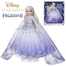DISNEY FROZEN 2 STYLE SERIES BAMBOLA ELSA 30 CM DA COLLEZIONE ORIGINALE DISNEY H