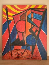 Frank Martin Dipinto Olio Su