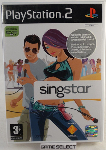 Singstar karaoke sony ps2 - karaoke,