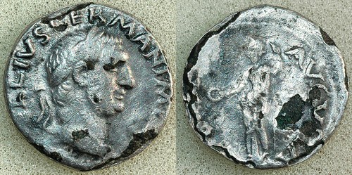 Vitellio denario suberato - vitellio,,