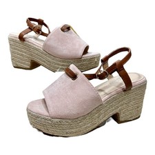 Sandalo espadrillas donna rosa