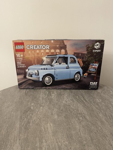 Lego fiat 500 blue creator - lego,