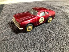 ? Macchina macchinina modello giocattolo VINTAGE latta ROSSO metallo