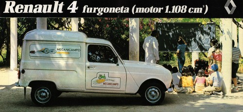 Brochure renault furgoneta - r4,