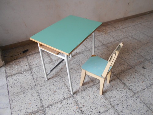 Vecchio banco scuola - banco, da