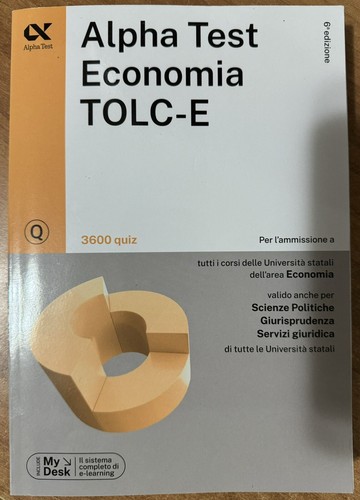 Alpha test economia tolc - test,