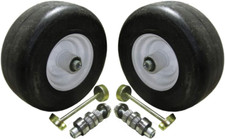 2PK Pneumatico Anteriore Solido Antiforatura No Piatto 13x5x6 per Exmark Lazer Toro 109-126