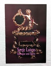 Serge Lutens Baroque Poesy Exhibition Catalog 1989 Shiseido Takahashi Mutsuro