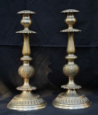 Coppia candelieri argentati - coppia,