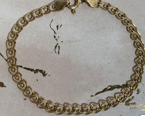 Bracciale maglia italiana oro