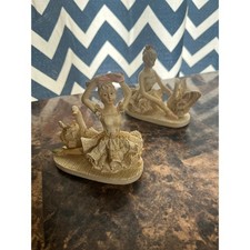 Vintage-style resin ballerina
