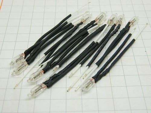 10x lampada spia - neon, bianca
