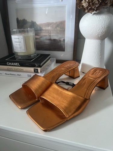 Zara sandali mule - sandali, arancione