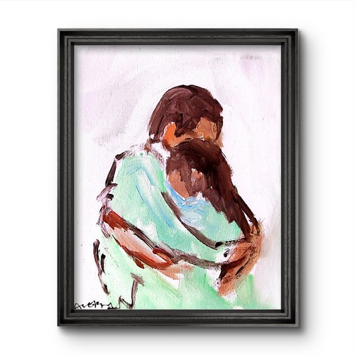 Quadro originale famiglia
