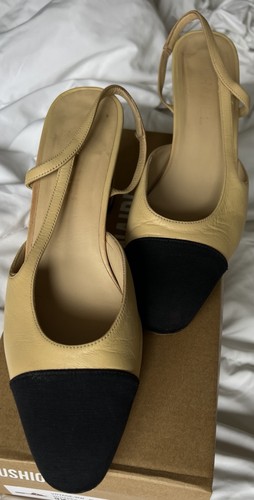 Chanel beige nero - beige, pelle