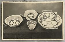 Cartolina Postale Sardegna Artigianato Cestineria in Rafia e Palma Ferrania