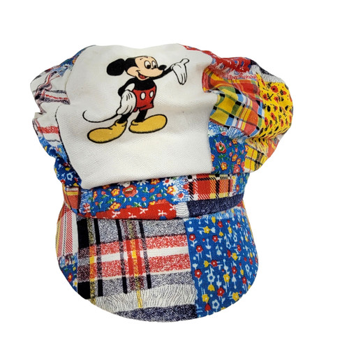 Cappello trapuntato patchwork