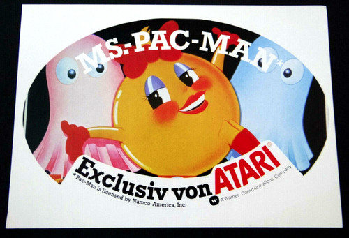Adesivo pubblicitario atari - adesivo,