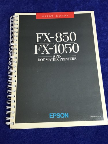 Epson 850 fx 1050 - epson, &