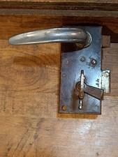 Antica Serratura A Scatola Per Porta Con Chiave Funzionante Come Foto 