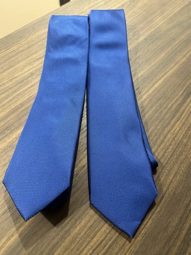 Coppia cravatte blu elettrico