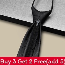 Cravatta uomo con cerniera a