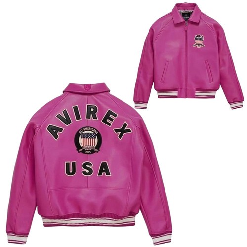 Avirex leather jacket uomo - jacket,