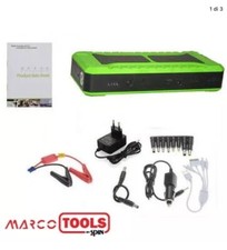 AVVIATORE BOOSTER PORTATILE MULTIFUNZIONE 20000 mAh JUMP STARTER POWER BANK SPIN