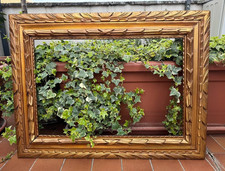 CORNICE ANTICA LEGNO DORATO