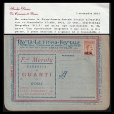 1921 Regno d' Italia B.L.P