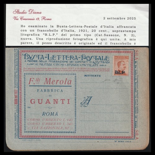 1921 regno italia - regno,