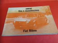 Fiat Ritmo Libretto Uso e