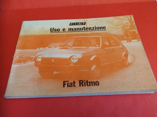 Fiat ritmo libretto uso - libretto,
