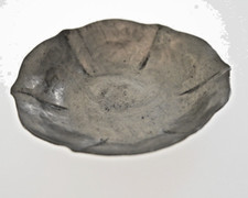 Ciotolina antica in peltro diametro cm 8 contenitore potpourri - punzoni retro