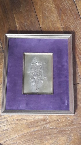 Quadro lastra argento vintage - lastra,