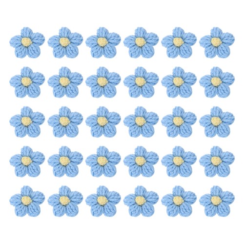 30pcs fiori uncinetto 45x45mm - uncinetto,
