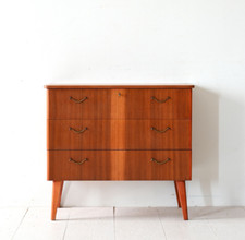 MidCentury Cassettiera in teak anni '50/'60, design scandinavo vintage, 60s